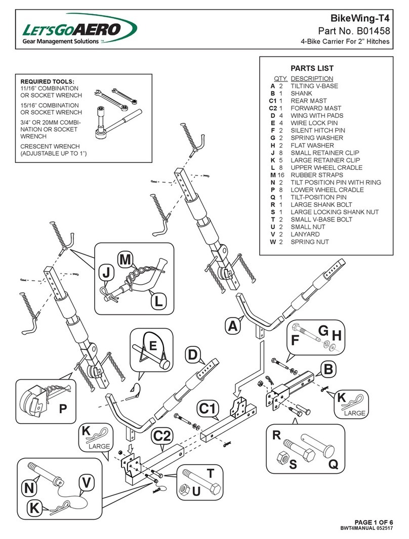 Let's Go Aero BikeWing-T4 manual
