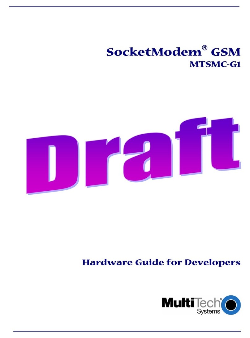 Multitech SocketModem GSM Installation instructions
