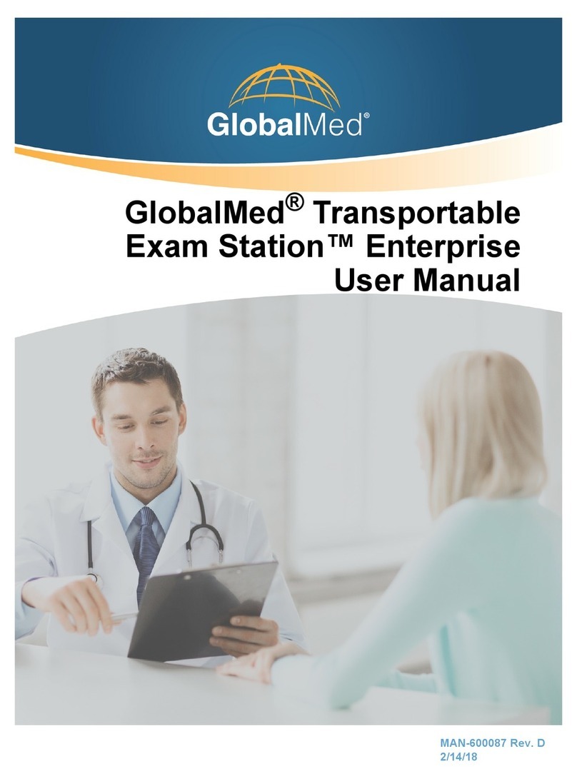 GlobalMed Transportable Exam Station Enterprise User manual GlobalMed Transportable Exam Station Enterprise User manual