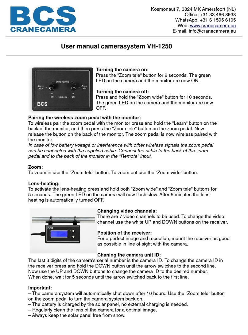 BCS VH-1250 User manual