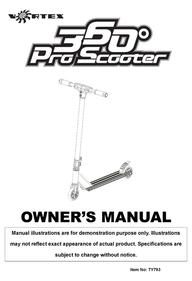Vortex 360o ProScooter owner's manual