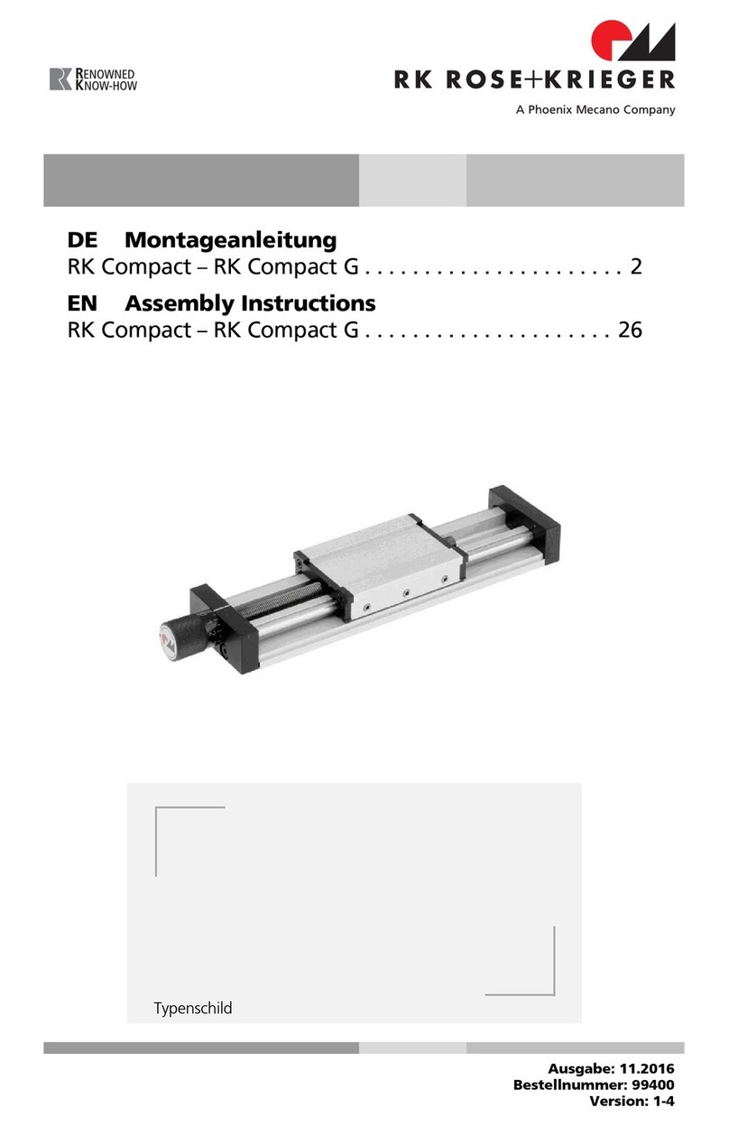 RK Rose+Krieger RK Compact series Assembly instructions RK Rose+Krieger RK Compact series Assembly instructions