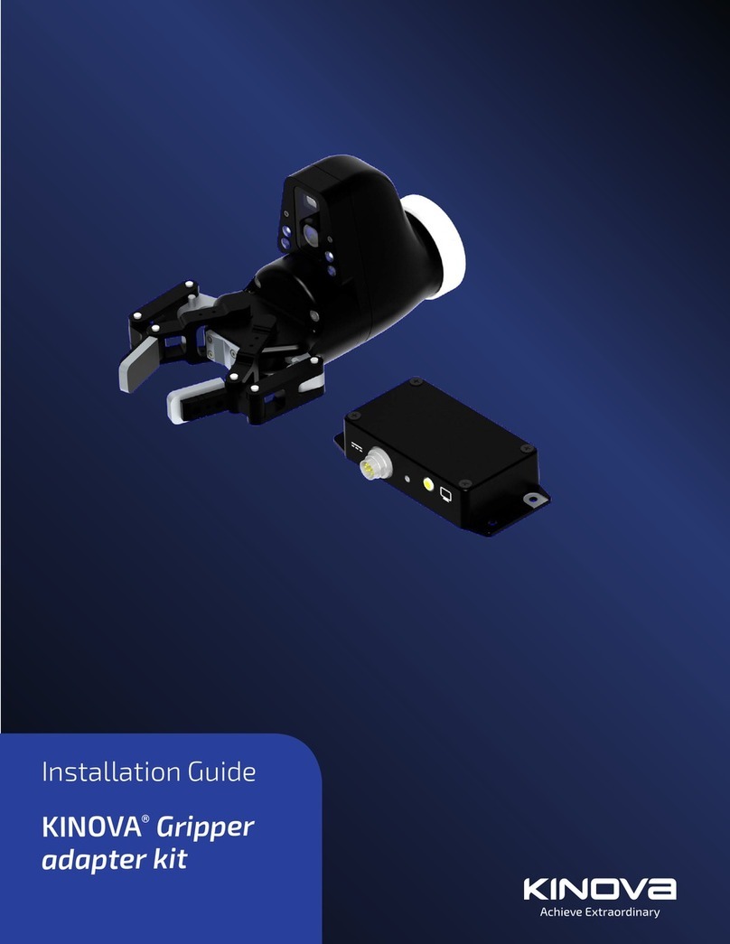 Kinova Gripper adapter  KR11703-01 installation guide