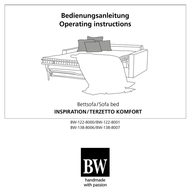 BW Inspiration BW-122-8000 operating instructions