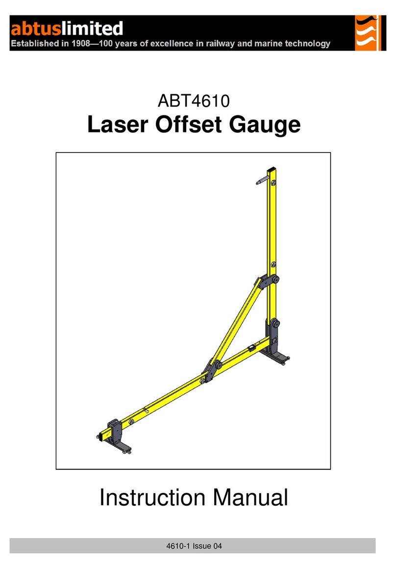 Abtus ABT 4610 Laser Offset Gauge instruction manual