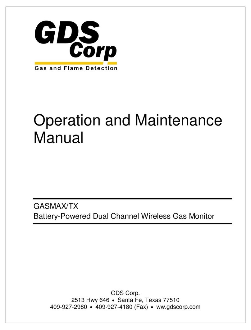 GDS GASMAX Operation and maintenance manual