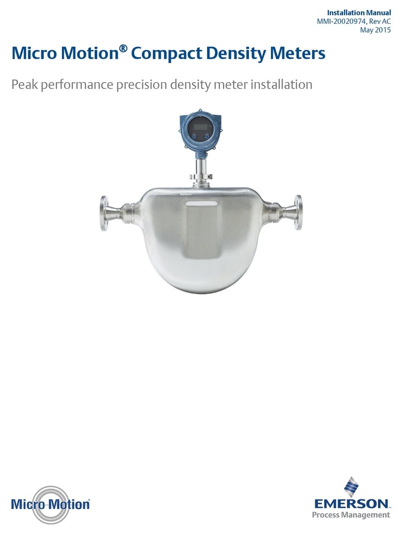 Micro Motion CDM100P installation manual