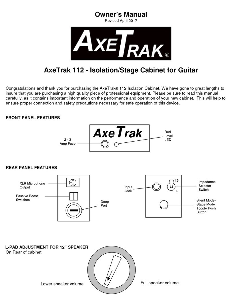 AxeTrak 112 owner's manual