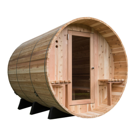 Almost Heaven Saunas Barrel Sauna Operating instructions