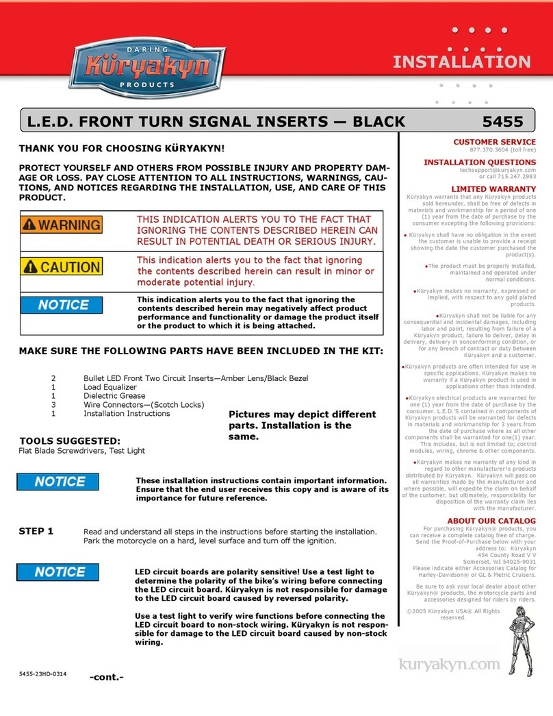 Kuryakyn 5455 installation instructions