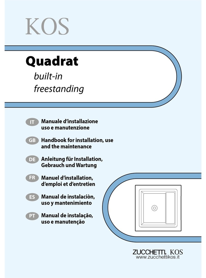 KOS Quadrat Handbook for installation, use and the maintenance