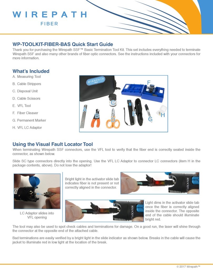 Wirepath WP-TOOLKIT-FIBER-BAS quick start guide