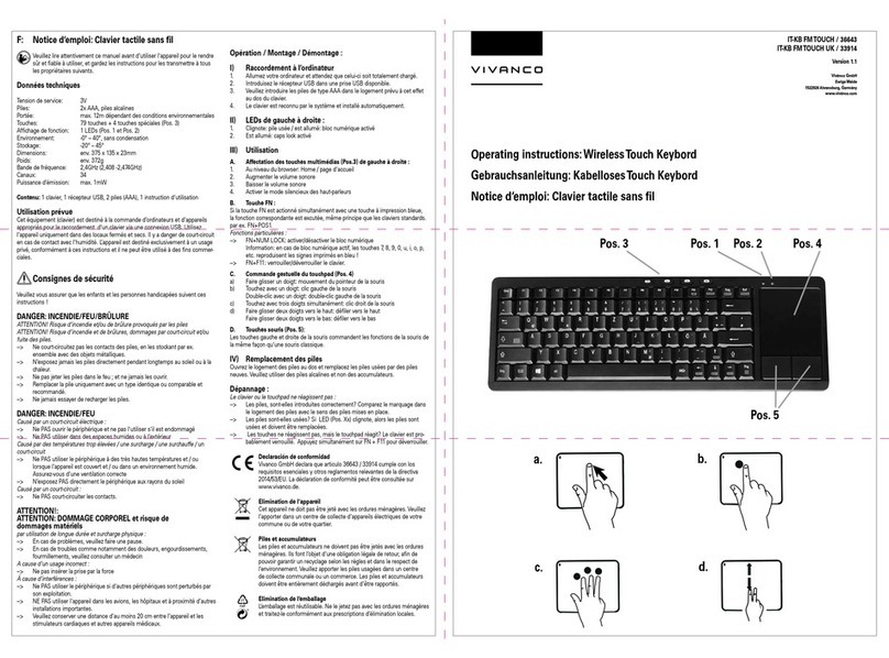 Vivanco 33914 operating instructions