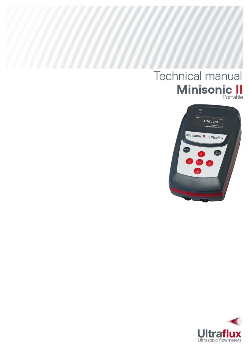 Ultraflux Minisonic II Portable Technical manual