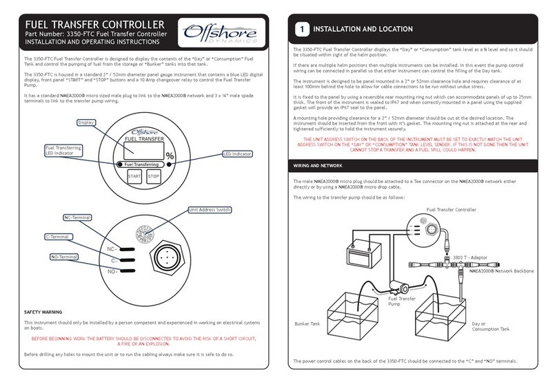 Offshore 3350-FTC User manual