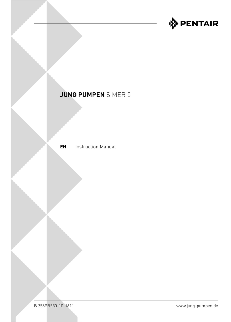 Pentair JUNG PUMPEN SIMER 5 instruction manual