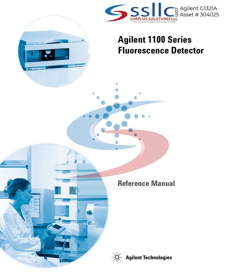 Agilent Technologies 1100 Series User manual