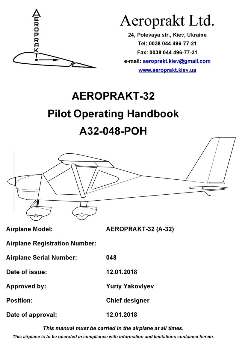 Aeroprakt Ltd. A32-048-POH Owner's manual