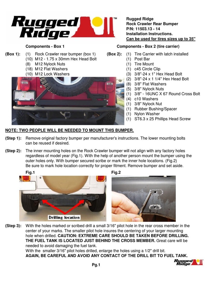 Rugged Ridge 11503.13 installation instructions Rugged Ridge 11503.13 installation instructions