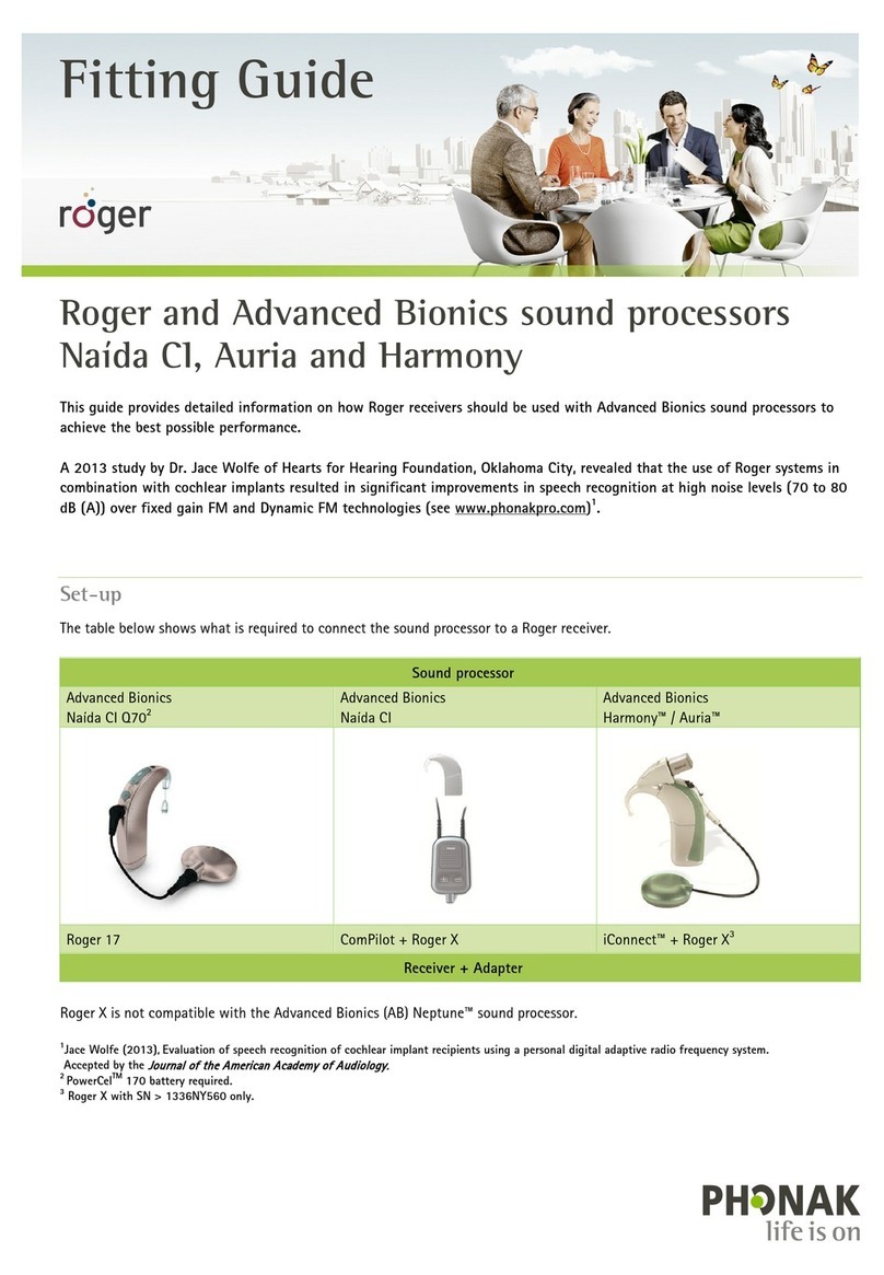 Phonak Roger 17 Fittings guide