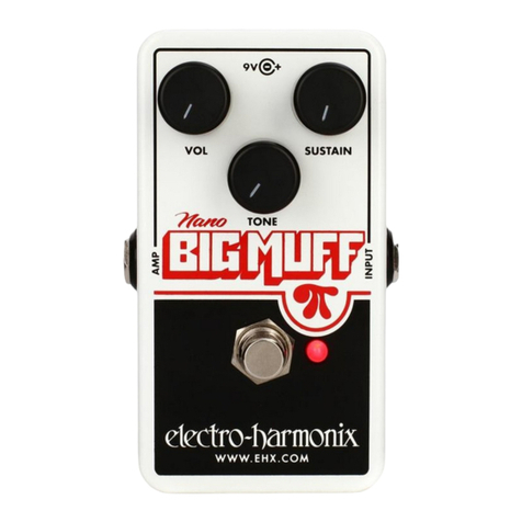 Electro-Harmonix NANO BIG MUFF PI User manual