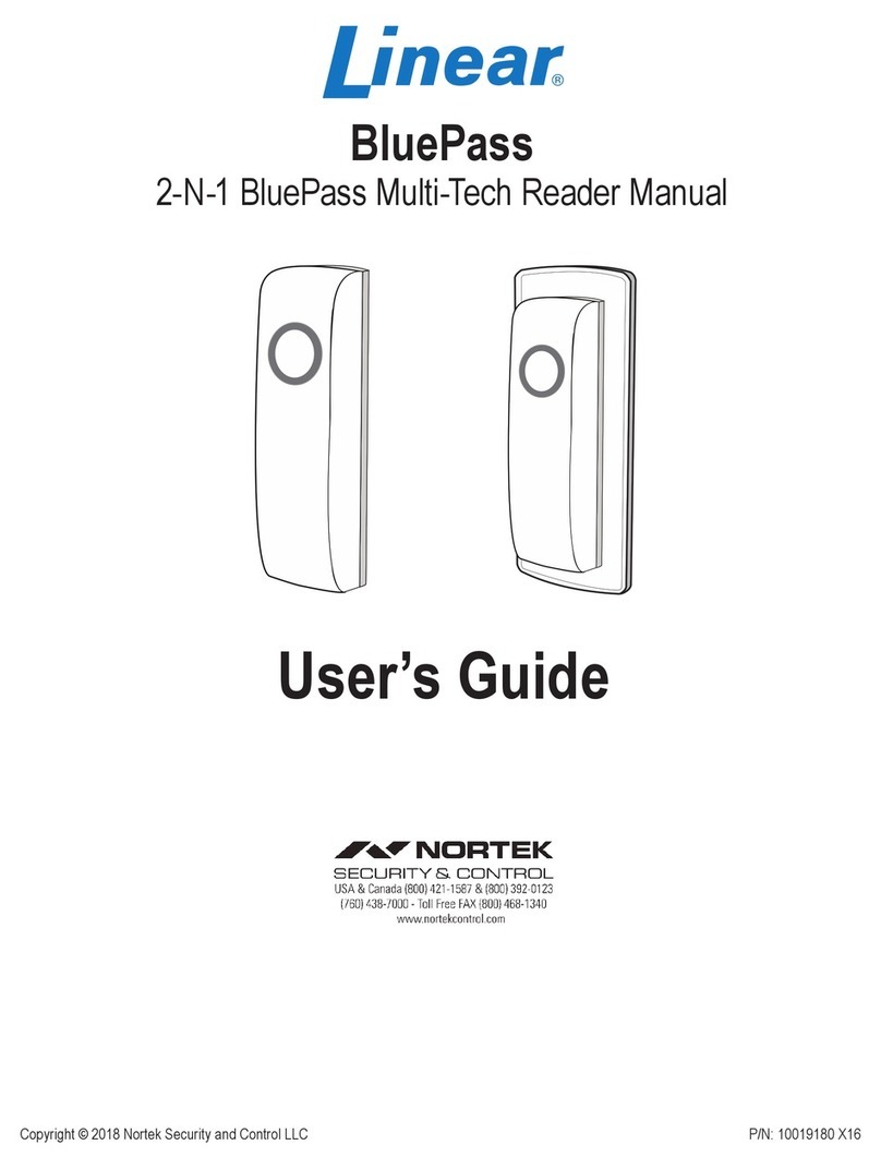 Linear BluePass User manual