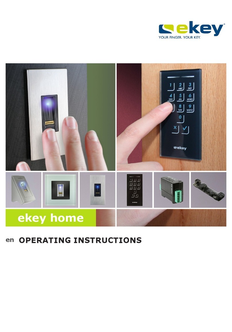 eKey home series User manual