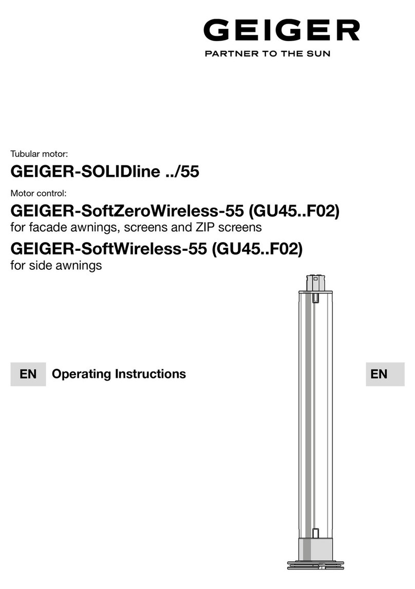 GEIGER GEIGER-SOLIDline x/55 Series operating instructions