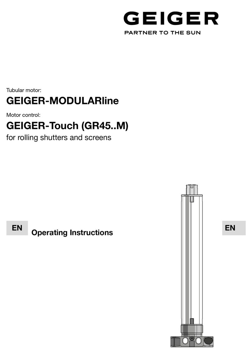 GEIGER GR4510 User manual