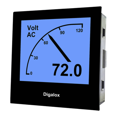 TDE Instruments Digalox DPM72-MP User manual