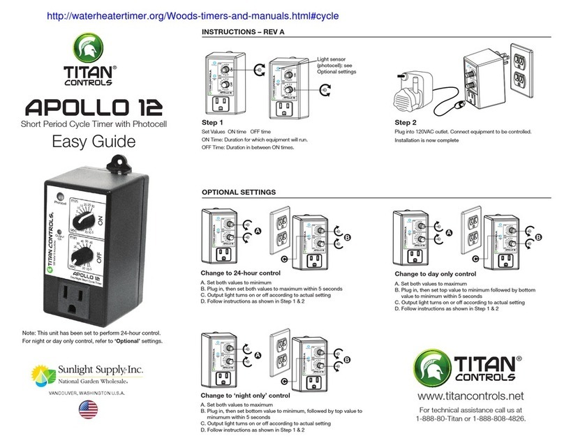 Titan Controls Apollo 12 Product information sheet Titan Controls Apollo 12 Product information sheet