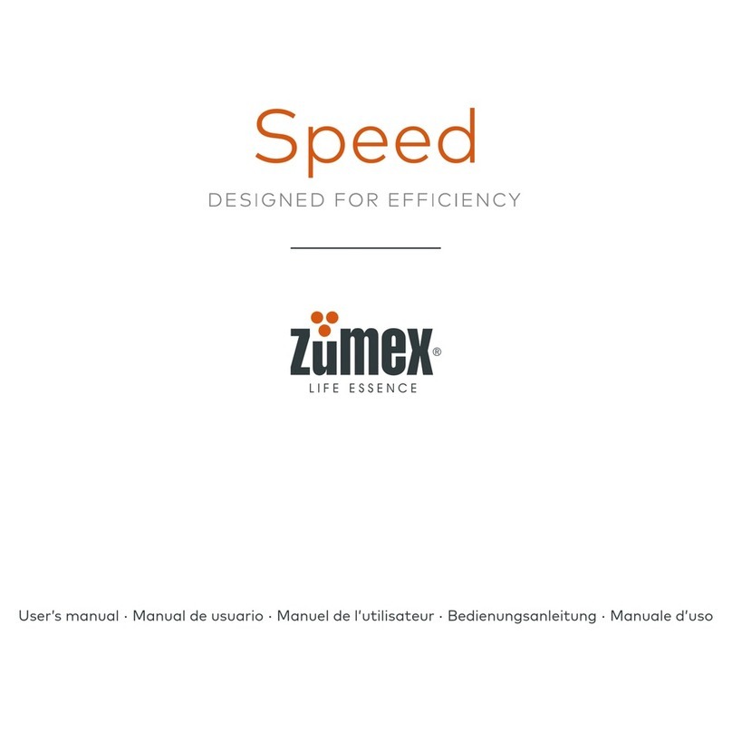 ZUMEX Speed Pro user manual