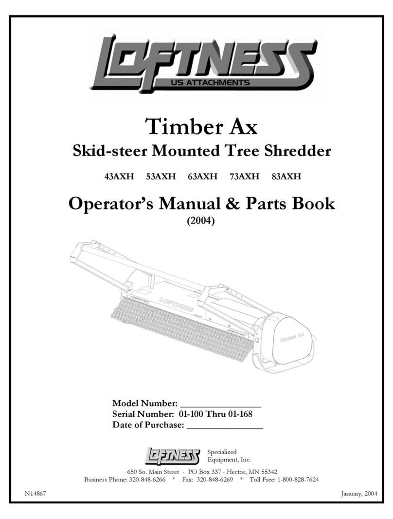 LOFTNESS Timber AX Series Operator's manual