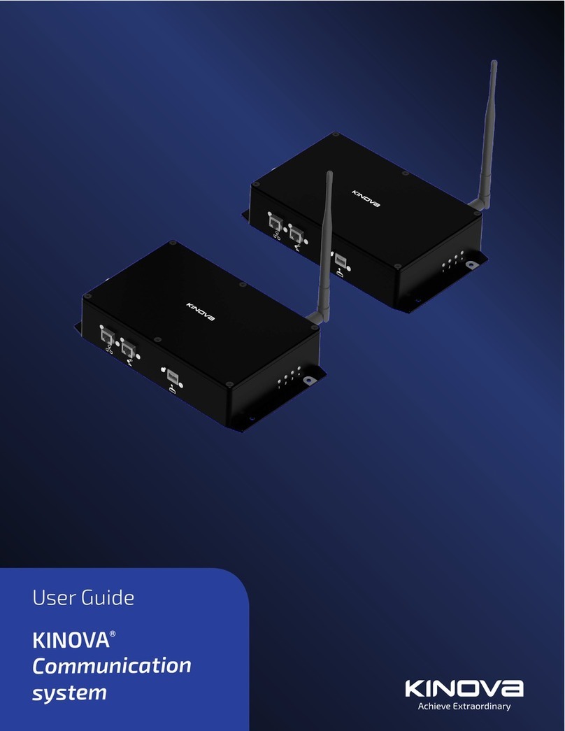 Kinova Communication system user guide Kinova Communication system user guide