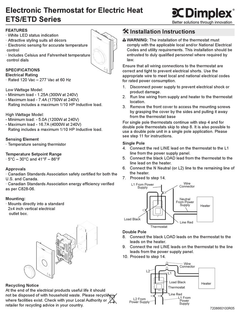 Dimplex ETS Series User manual
