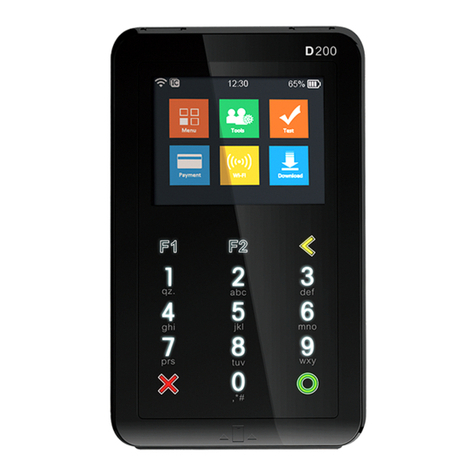 PAX D200 User manual