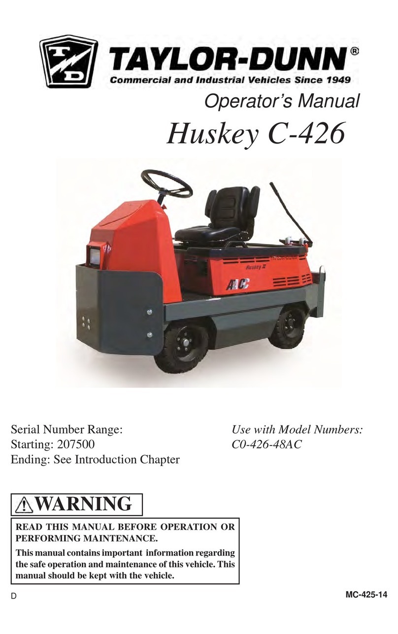 Taylor-Dunn Huskey C-426 Operator's manual