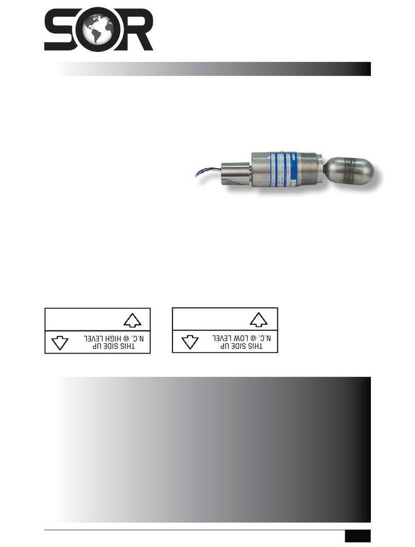 SOR 1510 User manual