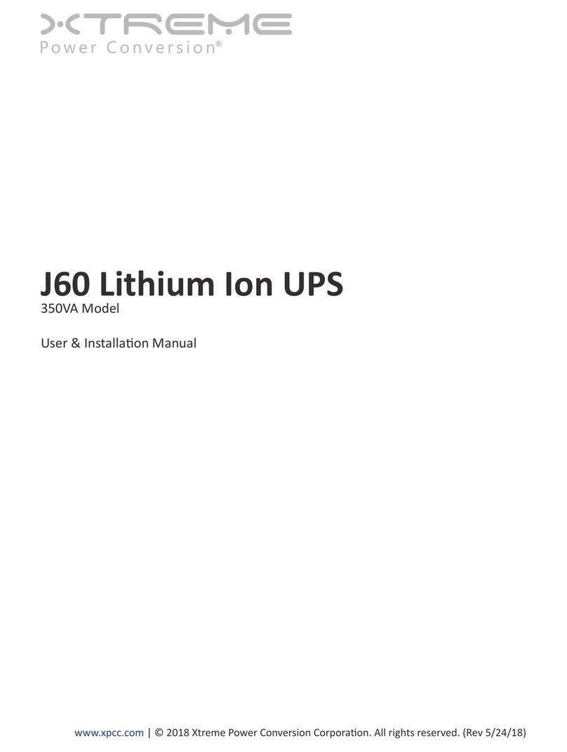 Xtreme J60 User & installation manual
