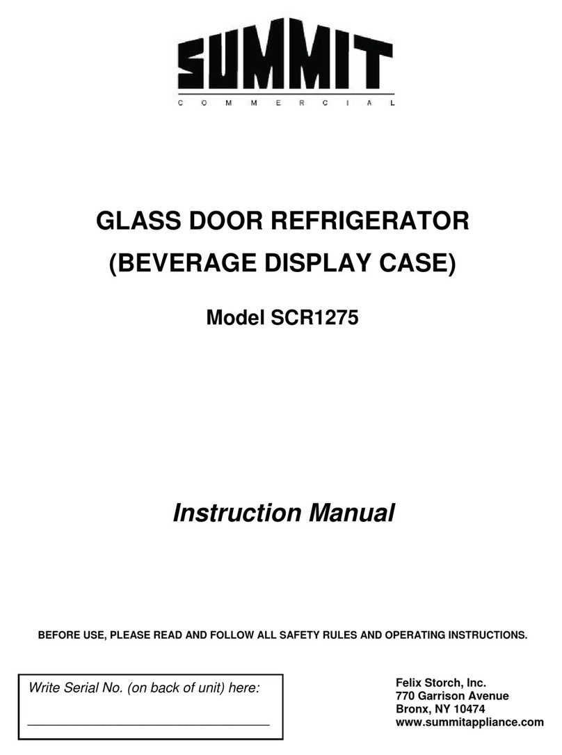 Summit SCR1275 instruction manual