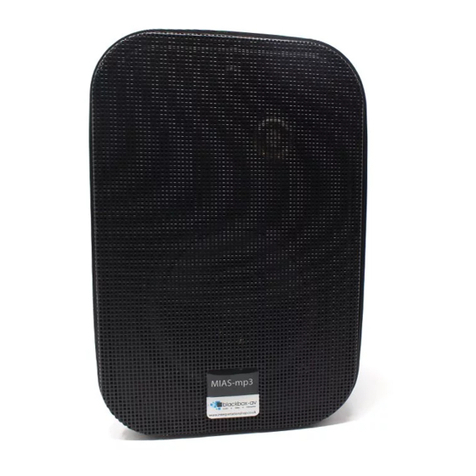 Blackboxav MESSAGE IN A SPEAKER product manual