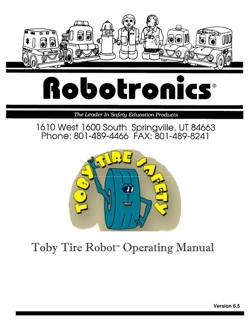 Robotronics Toby Tire Robot operating manual