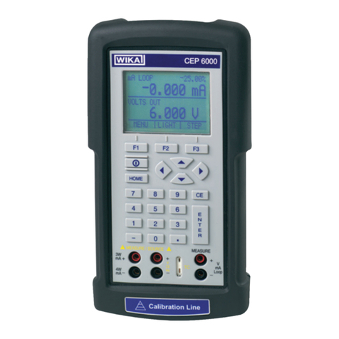 WIKA CEP6000 operating instructions