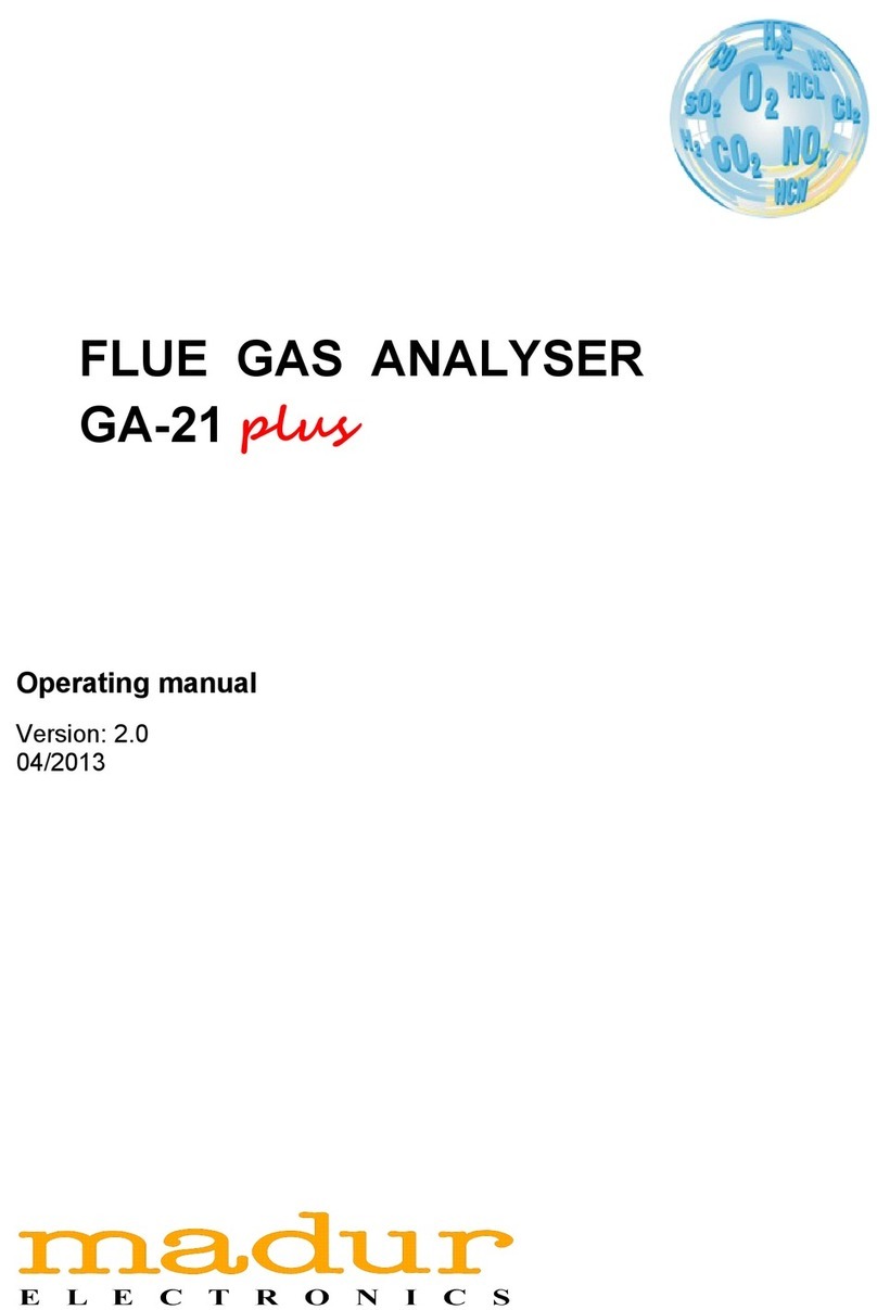 madur electronics GA-21 plus operating manual