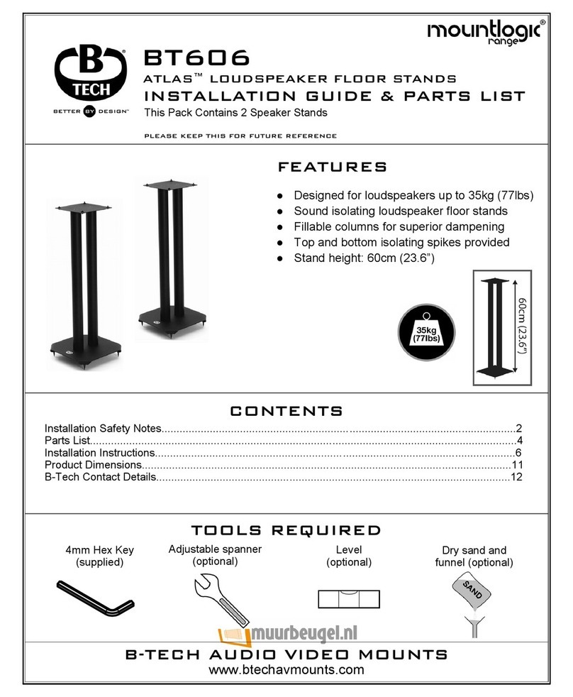 B-Tech ATLAS BT606 Instruction Manual