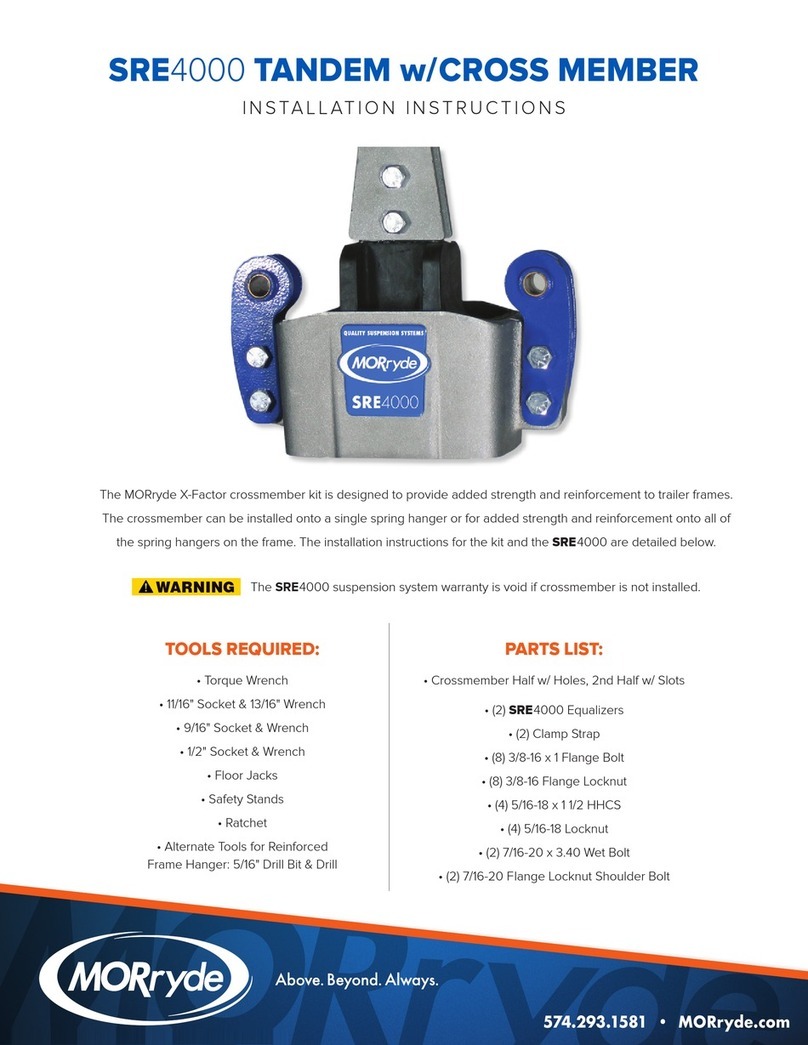 MORryde SRE4000 installation instructions