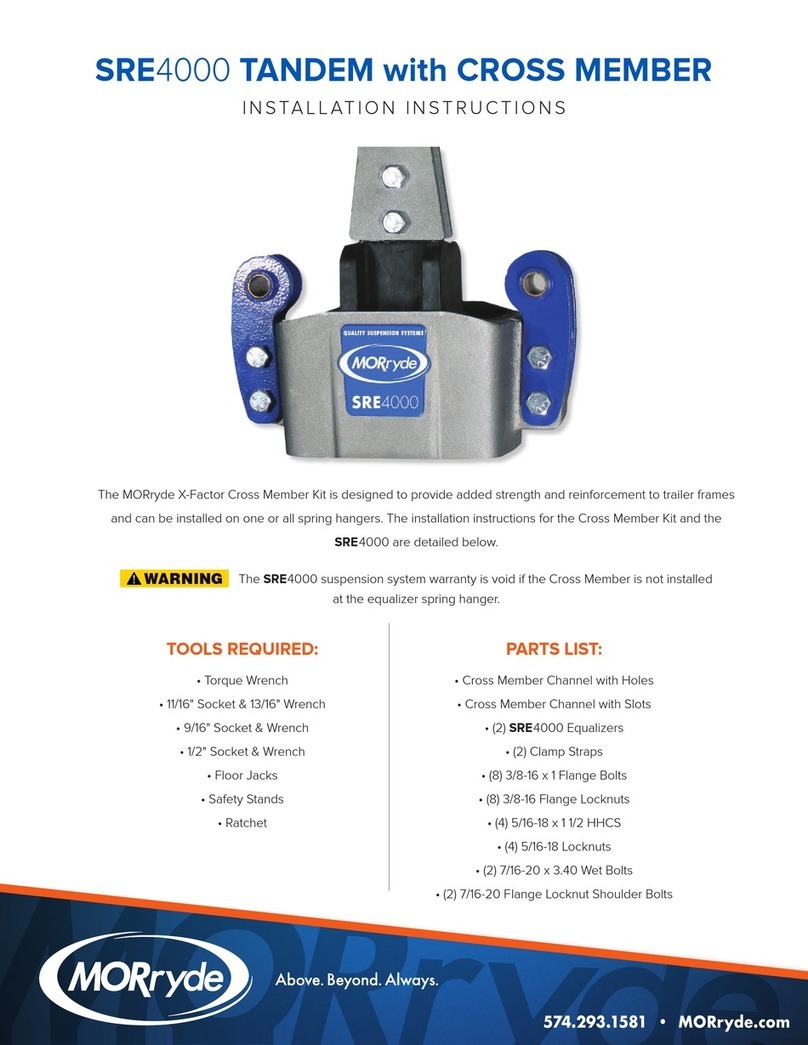 MORryde SRE4000 User manual
