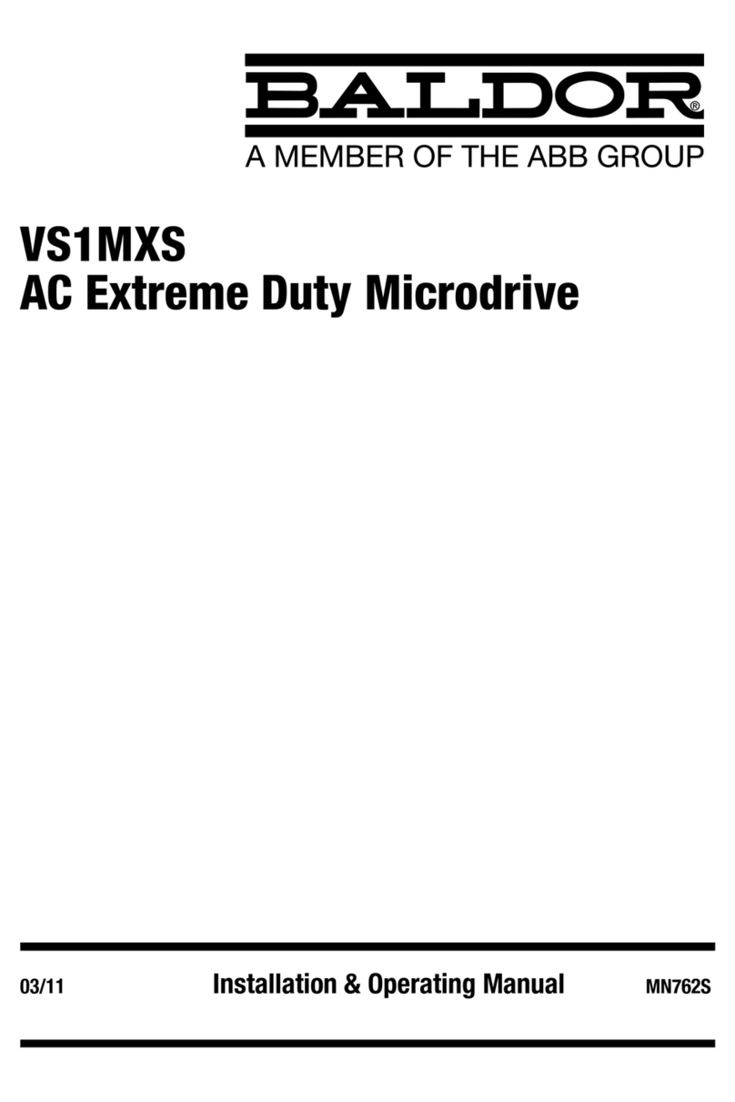 Baldor VS1MXS51 Installation instructions