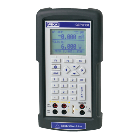 WIKA CEP6100 User manual WIKA CEP6100 User manual