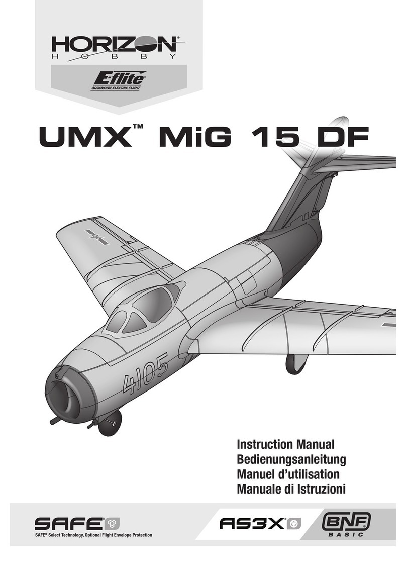 Horizon Hobby UMX MiG 15 DF User manual